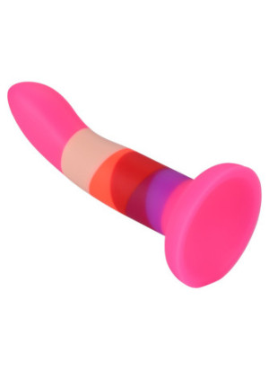 Gode ventouse 6 couleurs rose - DO-051-S-7